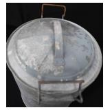 VINTAGE GALVANIZED ARTIC COOLER