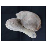 ANTIQUE CANVAS DUCK DECOY
