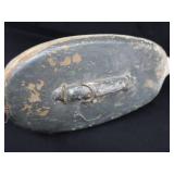 ANTIQUE CANVAS DUCK DECOY