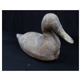 ANTIQUE CANVAS DUCK DECOY
