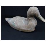 ANTIQUE CANVAS DUCK DECOY