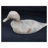 ANTIQUE CANVAS DUCK DECOY