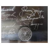 RARE NEW YORK YANKEES 1951 SIGNED PHOTO