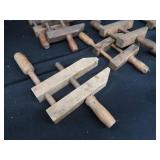 VINTAGE HAND SCREW CLAMPS
