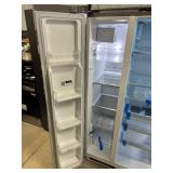 Frigidaire -Gallery 36 in. 26 cu. ft. Standard Depth Side-by-Side Refrigerator in Stainless Steel with Internal Water Dispenser  Model # grsn2620af0  MSRP $1,599