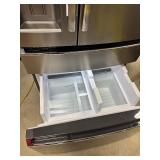 Gallery 36 in. 26.3 cu. ft. 4-Door French Door Standard Depth Refrigerator in Smudge-Proof Stainless Steel  Model # Grms2773Af02  MSRP $3,199