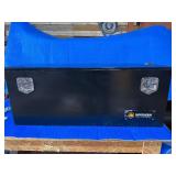 Used - Northern Tool + Equipment Underbody Truck Toolbox with Drop Door, 48in. x 17in. x 18in., Steel, Gloss Black, T-Handle Latches $439 Retail