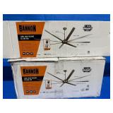 $949.99 Retail - Bannon 120in. High-Volume Ceiling Fan, 40,000 CFM, 1/9 HP- New- Never Installed- All parts accounted for