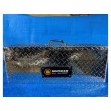 $209.99 Retail - Northern Tool Tote Tool Box with Handle, Aluminum, Diamond Plate, Hasp Latch, 30in. x 12in. x 12in., Model# 36012774