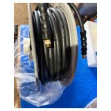 Klutch Auto-Rewind Air Hose Reel with 3/8in. x 50ft. Rubber Hose, 300 PSI Brand New with very minor scratches