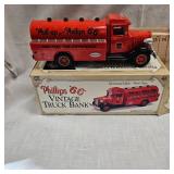 Phillips 66 Truck Bank. Battery Operated