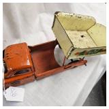 Vintage Sand Loader and Buddy L Scoop and Dump