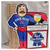 24x20 Metal Sign Pabst Blue Ribbon