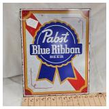 16x12 Pabst Blue Ribbon Metal Sign