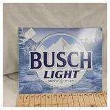 16x12 Busch Light Metal Sign