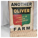 16x12 Another Oliver Metal Sign