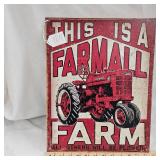 16x12 Farmall Farm Metal Sign