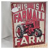 16x12 Farmall Farm Metal Sign