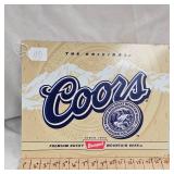 16x12 Coors Metal Sign