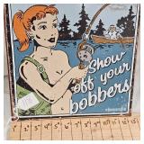 16x12 Fish Naked Metal Sign