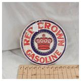 12x12 Red Crown Gas Metal Sign