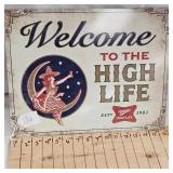 16x12 Miller High Life Metal SIgn