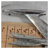 1953 or 54 Mercury or Oldsmobile Jet Metal Hood Ornament