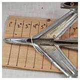 1953 or 54 Mercury or Oldsmobile Jet Metal Hood Ornament