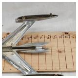 1953 or 54 Mercury or Oldsmobile Jet Metal Hood Ornament