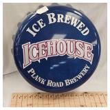 17 Inch Round Ice House Bottle Cap Sign