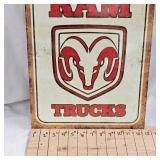 16x12 Ram Trucks Metal Sign