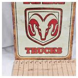 16x12 Ram Trucks Metal Sign