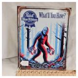 16x12 Pabst Metal Sign