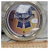Pabst Blue Ribbon Neon Lighted Clock, Works