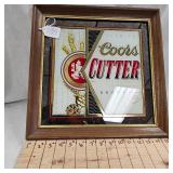15x15 Coors Cutter Mirrored Sign