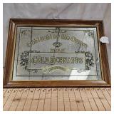 20x15 Mirrored Gold Schnapps Sign