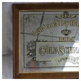 20x15 Mirrored Gold Schnapps Sign