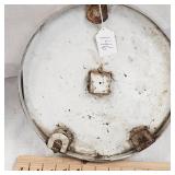 13 Inch Round Moor Mans Feed Vintage Thermometer