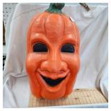 Huge 28" Blow Mold Vintage Halloween Pumpkin