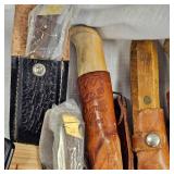 Lot of Knives, Rapalas, Finland Gerber and Buck Knives