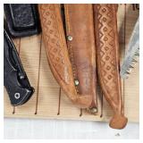 Lot of Knives, Rapalas, Finland Gerber and Buck Knives