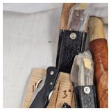 Lot of Knives, Rapalas, Finland Gerber and Buck Knives