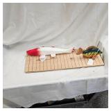 2 Spearing Decoys Red&White, 15"
