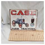 16x12 Case Farm Tractors Metal Sign