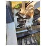 Bobcat X331 Compact Excavator with 2 buckets and thumb attachment