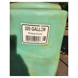 325 Gallon Pickup Green Water Storage Tank with Valve