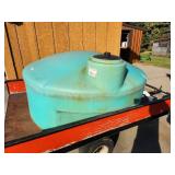 325 Gallon Pickup Green Water Storage Tank with Valve