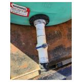 325 Gallon Pickup Green Water Storage Tank with Valve