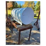 Large Diesel Fuel Tank on Metal Stand