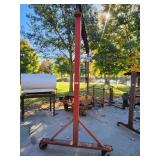 Steel Gantry Crane Frame with Manual Chain Hoist and Trolley